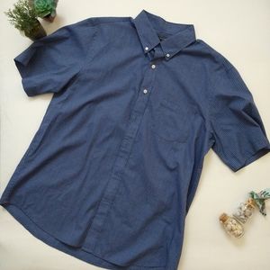 Dockers Button Up Shirt Blue Size L